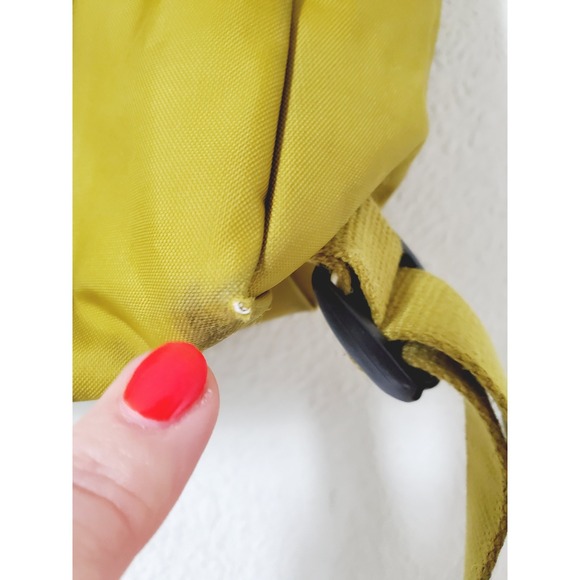 Longchamp Le Pliage Backpack Mustard Yellow Nylon Leather L1699619P19 Womens main image 9